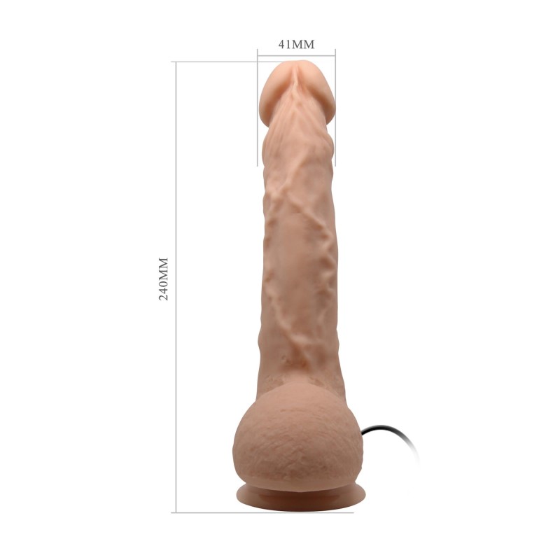 Sztuczny penis dildo realistyczne wibracje 24 cm